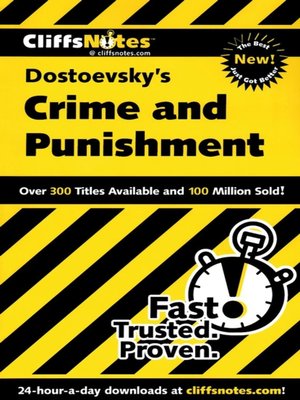 cover image of CliffsNotes on Dstoevsky's Crime and Punishment